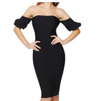 Premium black bandage dress - Marcy Boutique
