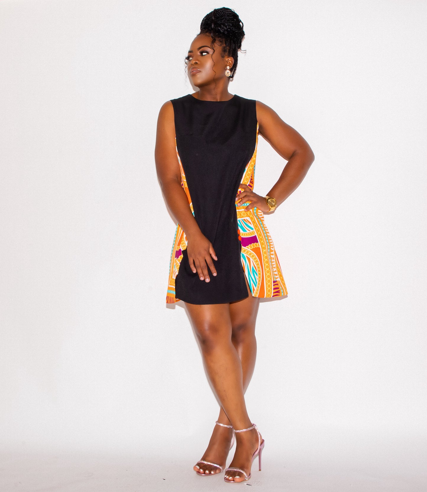 Black Mini Dress With Side Details Marcy Boutique Black Mini Dress With Side Details Marcy Boutique