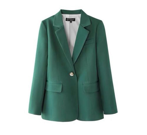 Green Blazer And Legging Set