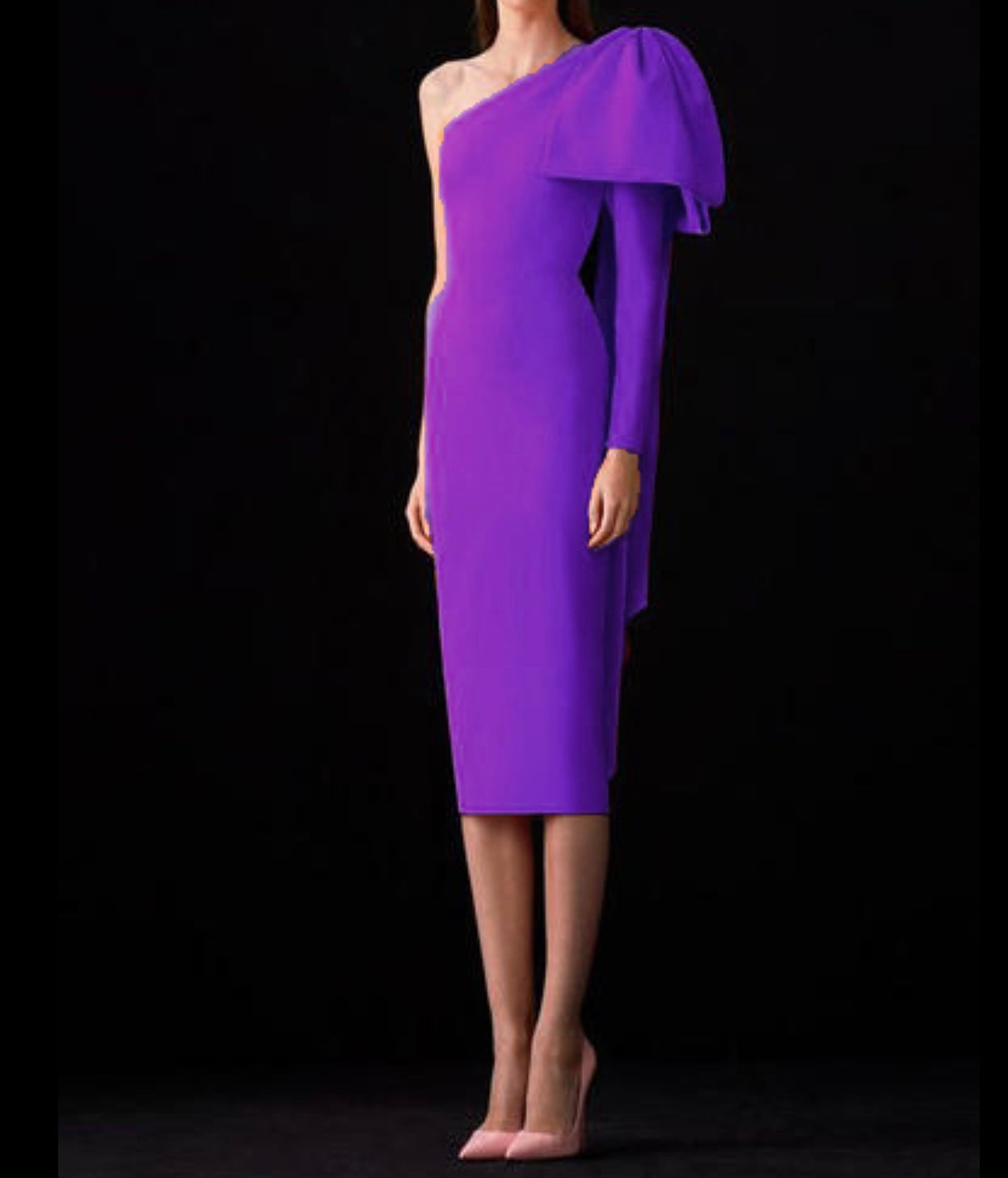 Purple Bandage Dress