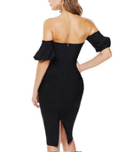 Premium black bandage dress - Marcy Boutique